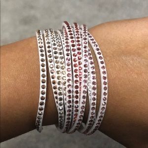 Swarovski crystal wrap bracelet